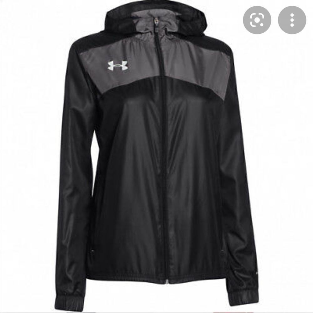 Under Armour Futbolista Shell Jacket Black 1270785 Black Loose Fit